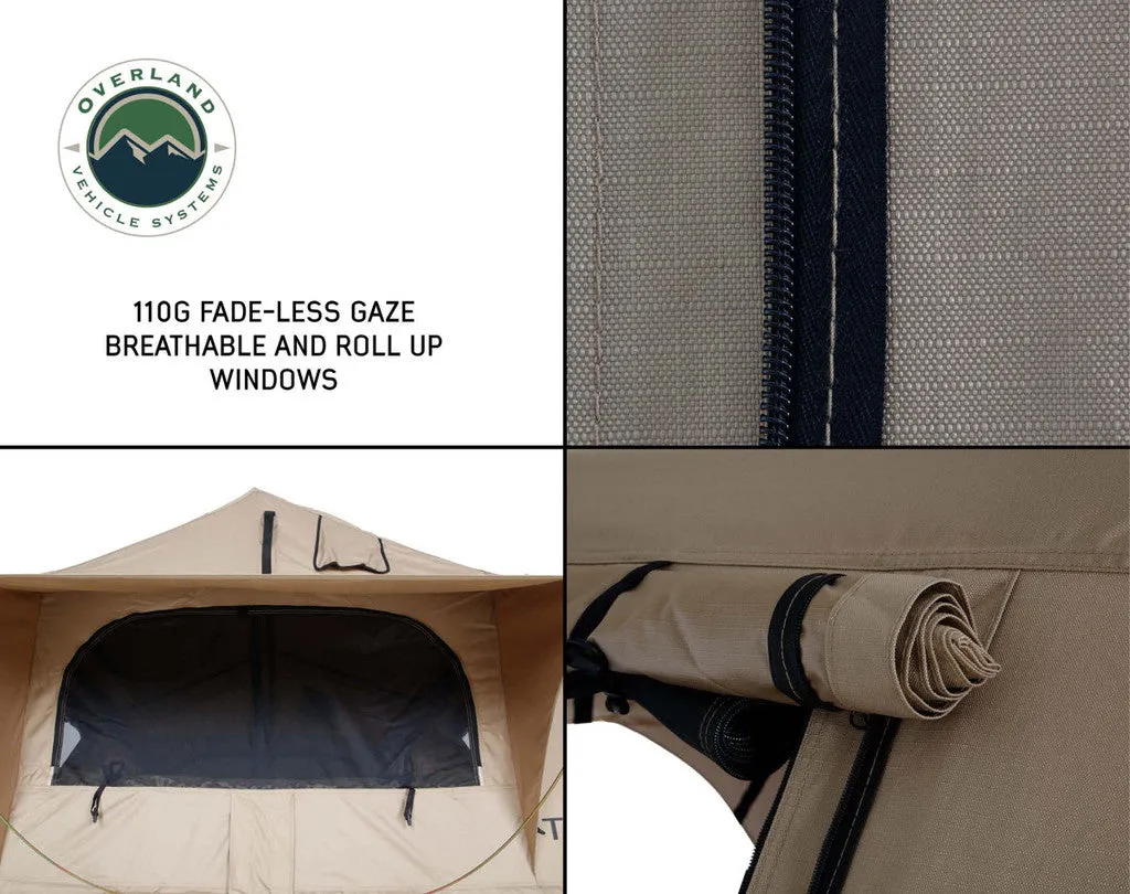 OVERLAND VEHICLE SYSTEMS | TMBK 3 Person Roof Top Tent With Green Rain Fly (18119933)