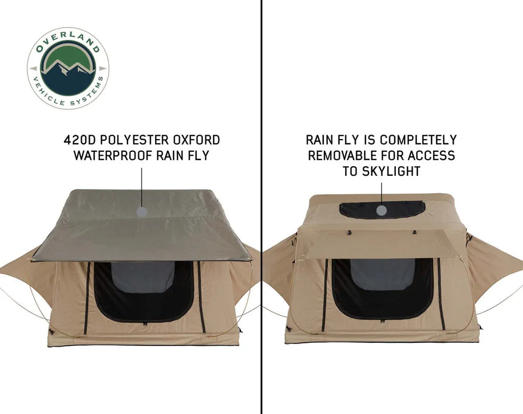 OVERLAND VEHICLE SYSTEMS | TMBK 3 Person Roof Top Tent With Green Rain Fly (18119933)