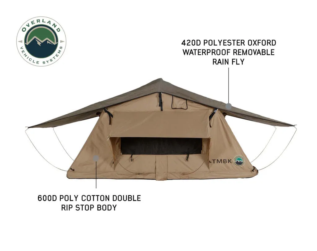 OVERLAND VEHICLE SYSTEMS | TMBK 3 Person Roof Top Tent With Green Rain Fly (18119933)