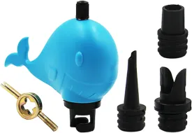 Paddle Board Valve Adapter, Inflatable SUP Pump Adaptor with 4 Air Valve Nozzles for Paddle Board Inflatable Boat, Stand Up Paddle Board,Inflatable Bed, Compressor Air Valve Converter