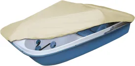 Paddle Boat Cover Waterproof 210D,Pedal Boat Cover Sun Paddle Boat Covers for Outdoor Storage Anti-UV Dustproof Protective Mooring Covers Paddle Board Covers,Beige,286 * 200cm