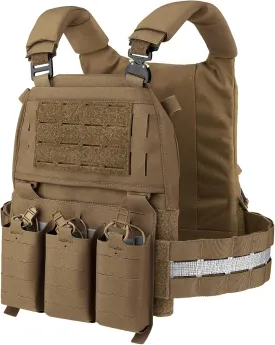 PETAC GEAR Tactical Tegris Cummerbund V5 MOLLE Vest Basic Set For Man With Large Zipper