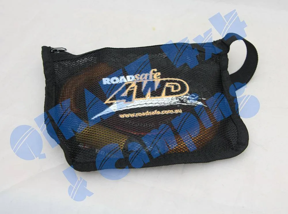 Red Winch Snatch Ring 8T   Roadsafe Soft Shackle