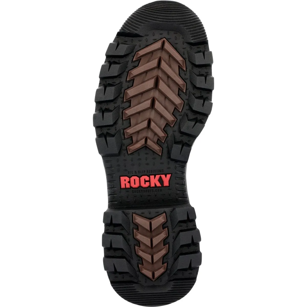 Rocky Rams Horn Logger Men's Composite Toe Waterproof 400G Insulated Work Boots Rkk0396 In Brown