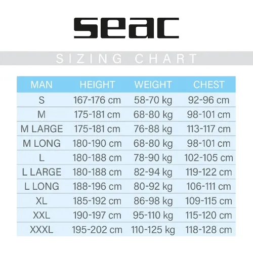 Seac Space Man 7mm Wetsuit
