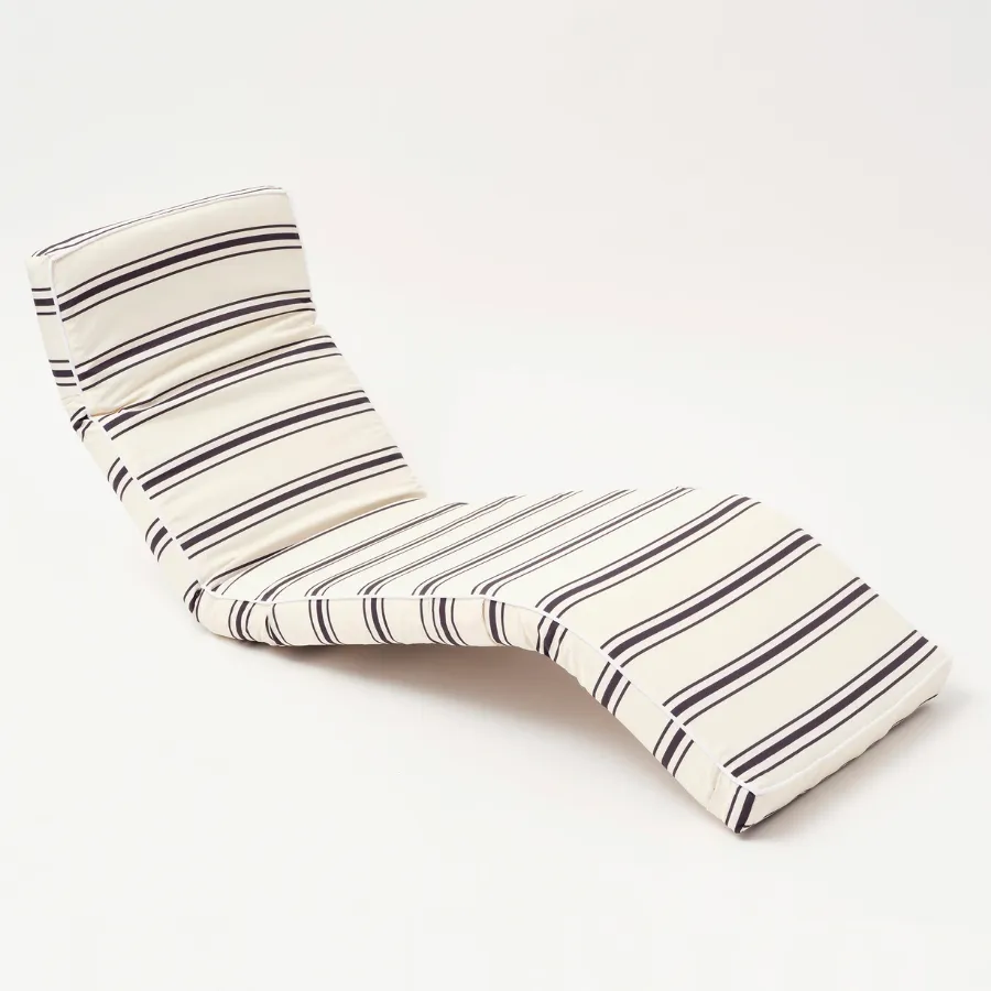 Sunnylife The Lounger Chair Charcoal Stripe S31LNGCS