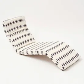 Sunnylife The Lounger Chair Charcoal Stripe S31LNGCS