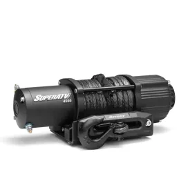 SuperATV 4500 Lb. UTV/ATV Winch (With Wireless Remote & Synthetic Rope)