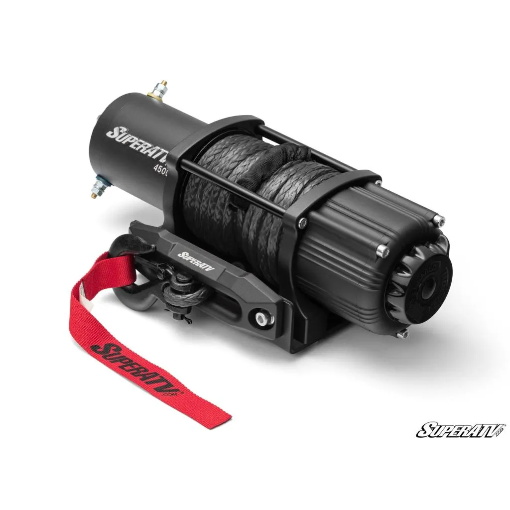 SuperATV 4500 Lb. UTV/ATV Winch (With Wireless Remote & Synthetic Rope)