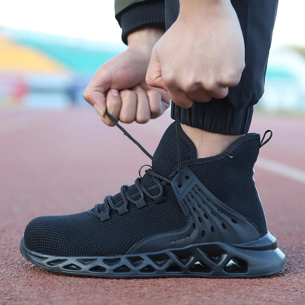 TFWMGV™ K808 waterproof Breathable Anti-Smashing Non Slip Steel Toe Work Boots