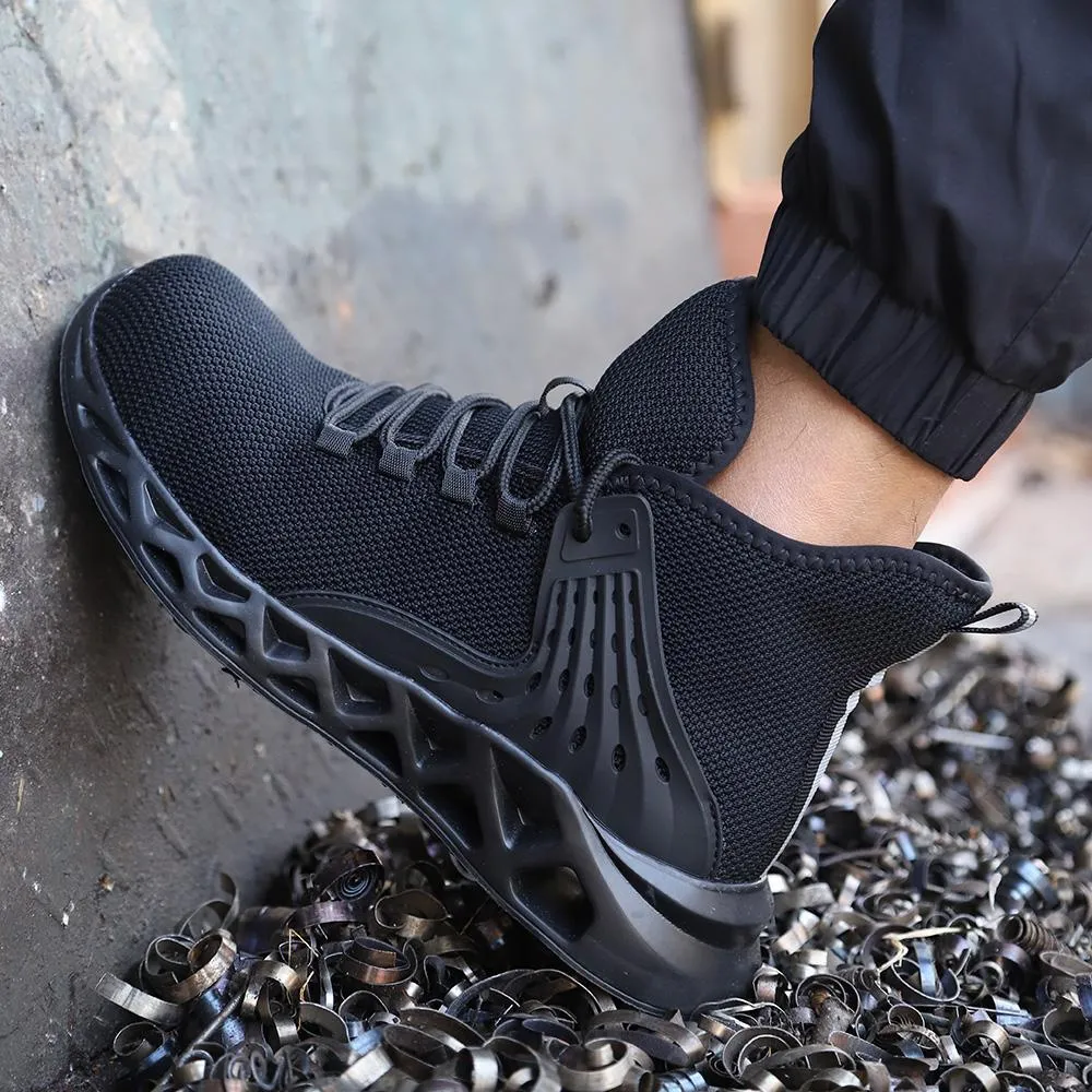 TFWMGV™ K808 waterproof Breathable Anti-Smashing Non Slip Steel Toe Work Boots