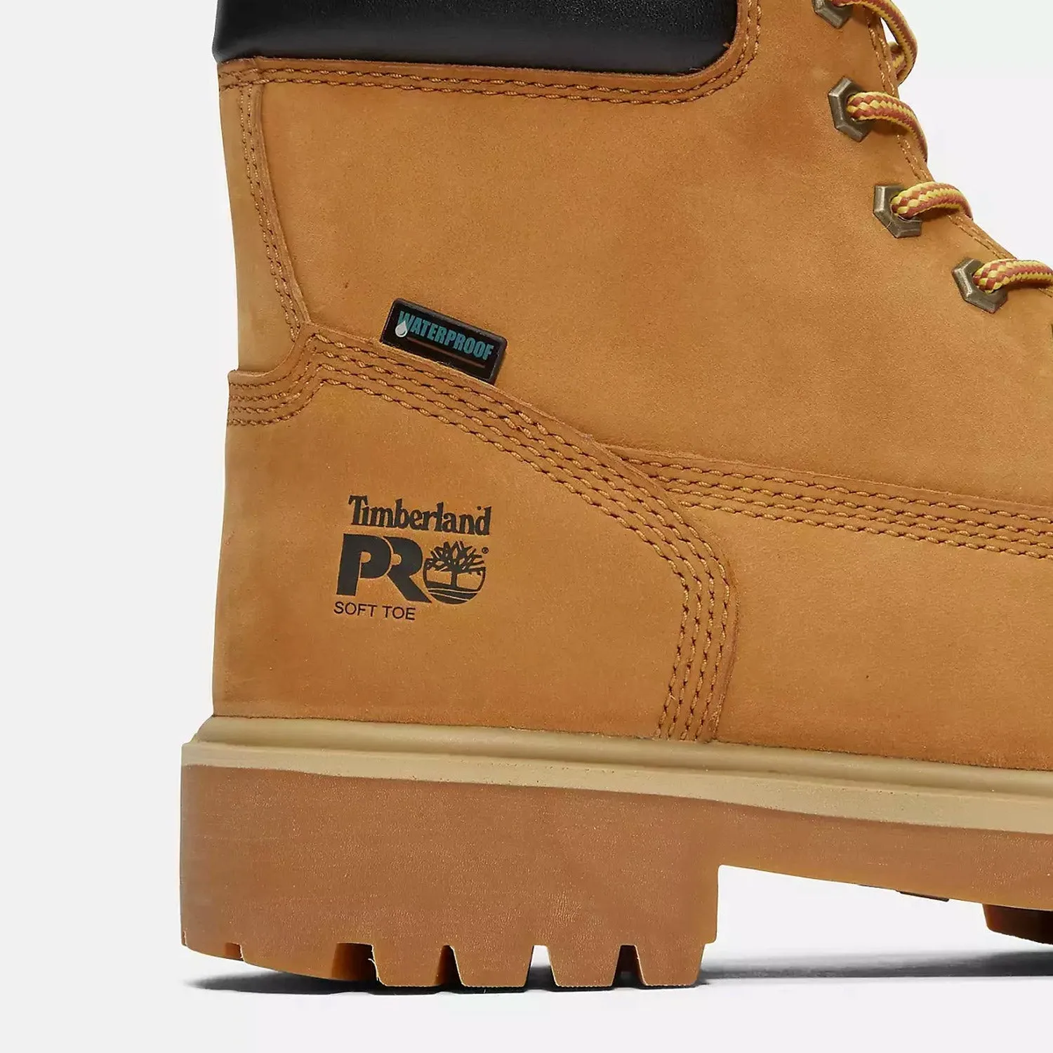 Timberland PRO Men's Direct Attach Waterproof 6" Soft Toe Work Boot