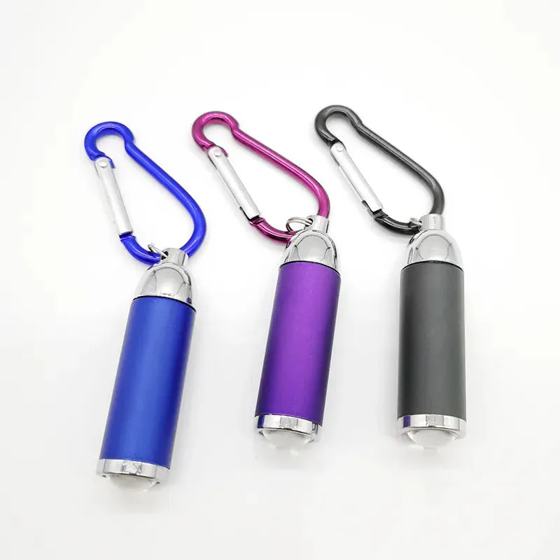Torch Keychain Torch Hiking Mini Camping Lights Pocket Battery Powered Lamp Flashlights Portable Small Flashlight Key Ring
