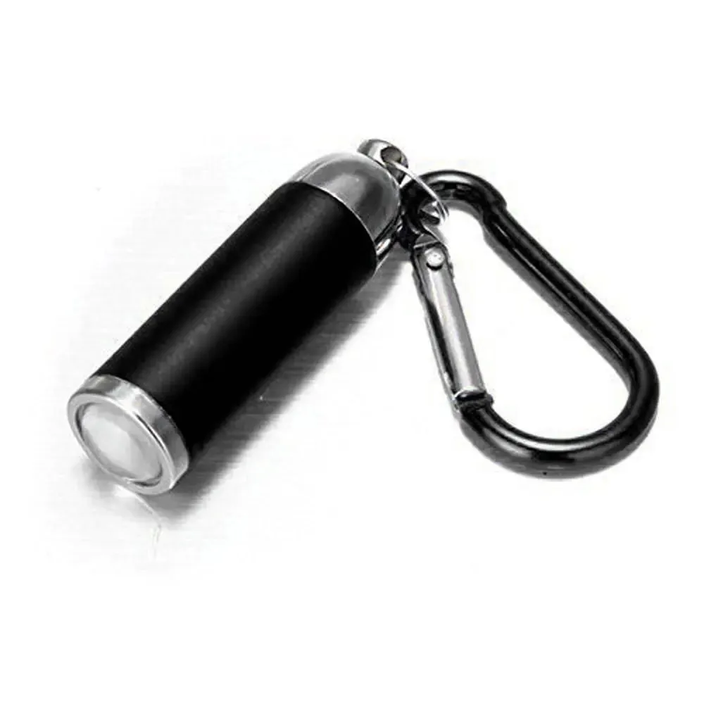 Torch Keychain Torch Hiking Mini Camping Lights Pocket Battery Powered Lamp Flashlights Portable Small Flashlight Key Ring