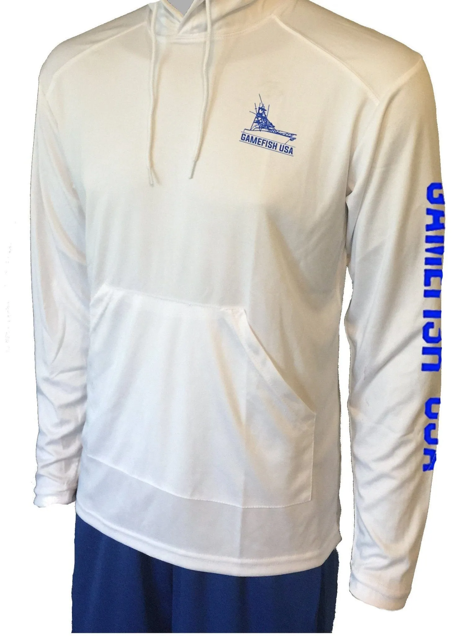 UPF 50 Lightweight Microfiber Moisture Wicking Performance Fishing Hoodie Mahi