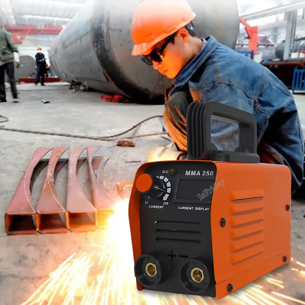 Welding Machine Inverter Arc Electric Welding Machine 20-250A Current Adjustable Welders With Tool Storage Box