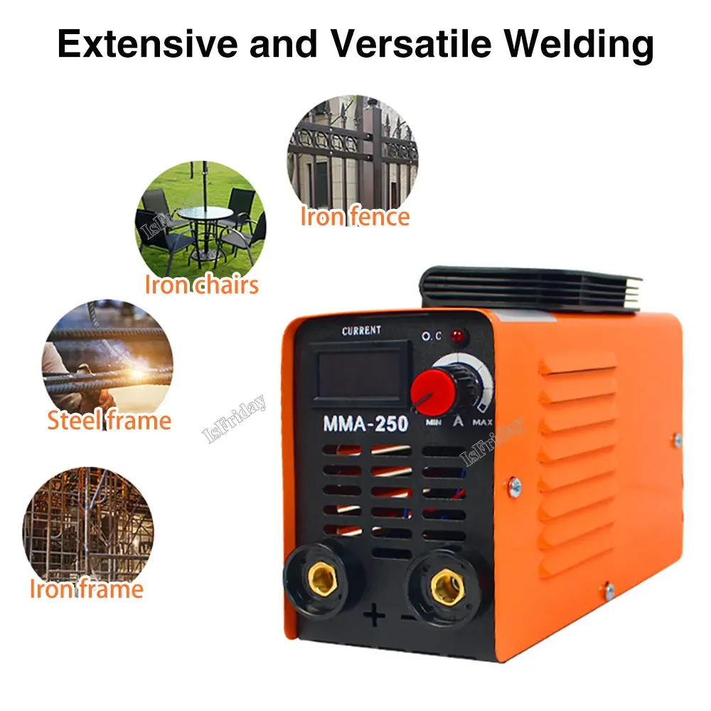 Welding Machine Inverter Arc Electric Welding Machine 20-250A Current Adjustable Welders With Tool Storage Box