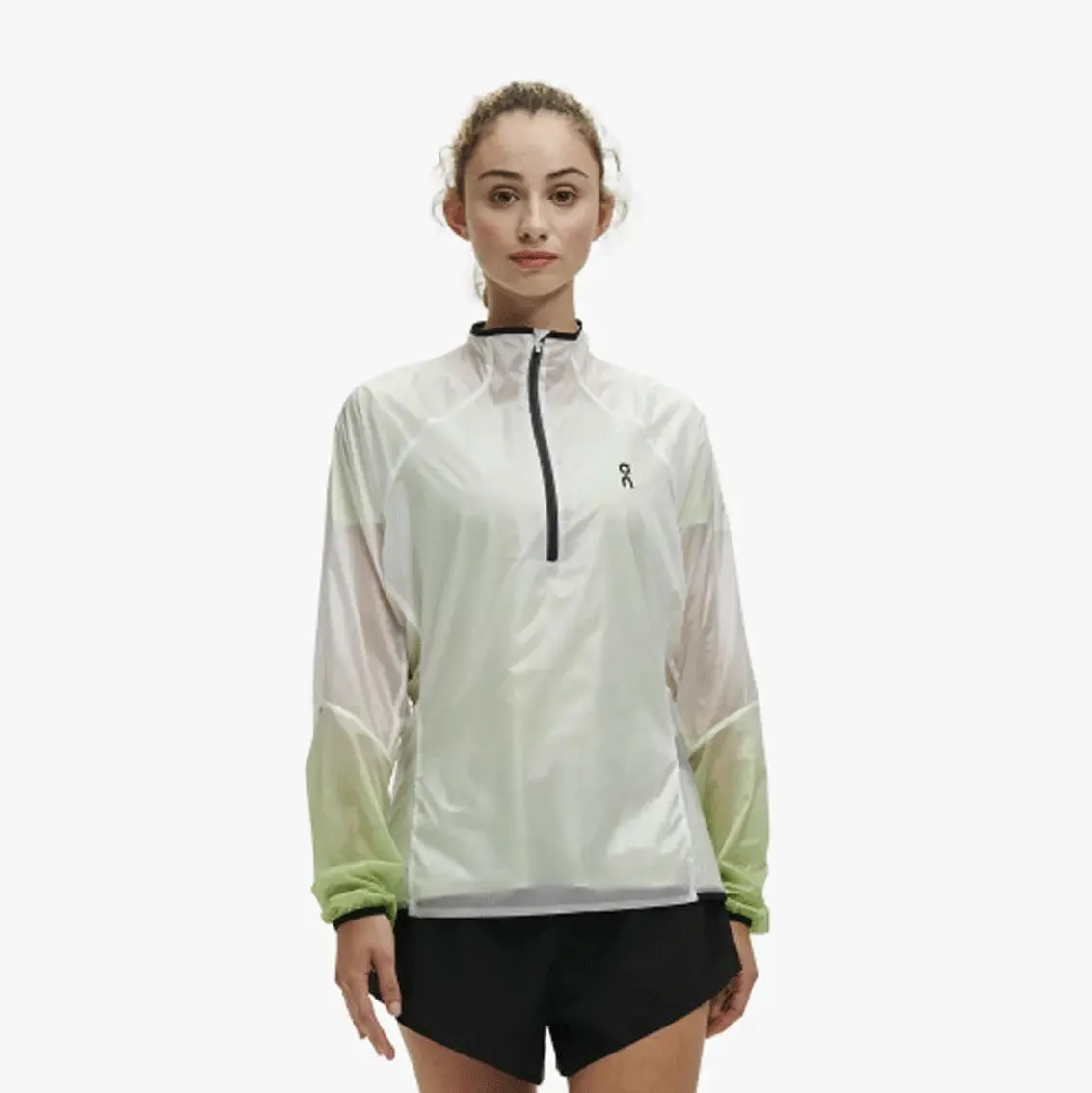 Womens On Running Zero Jacket - White / Meadow