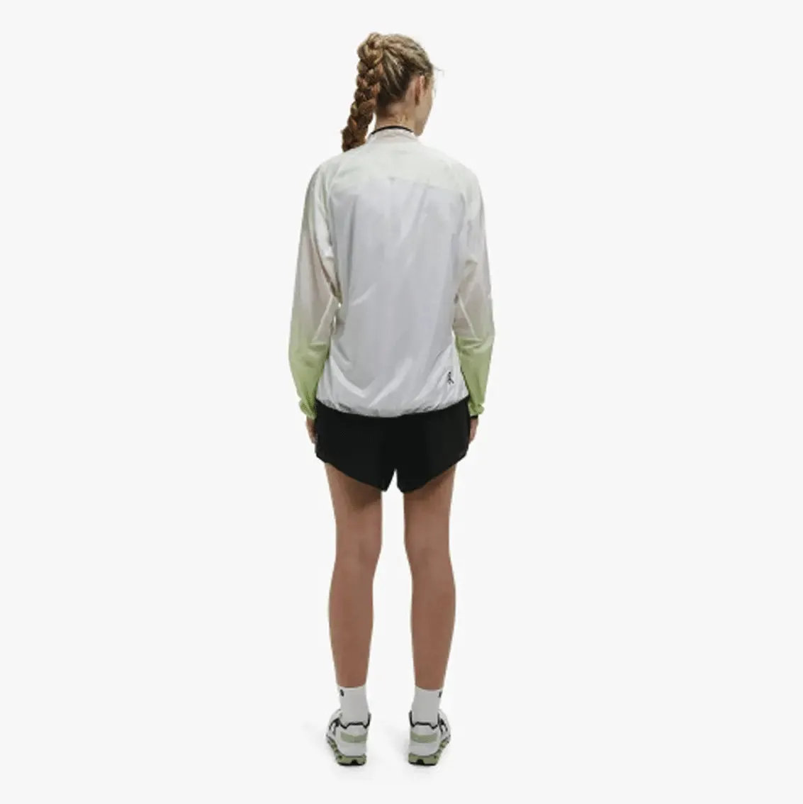 Womens On Running Zero Jacket - White / Meadow