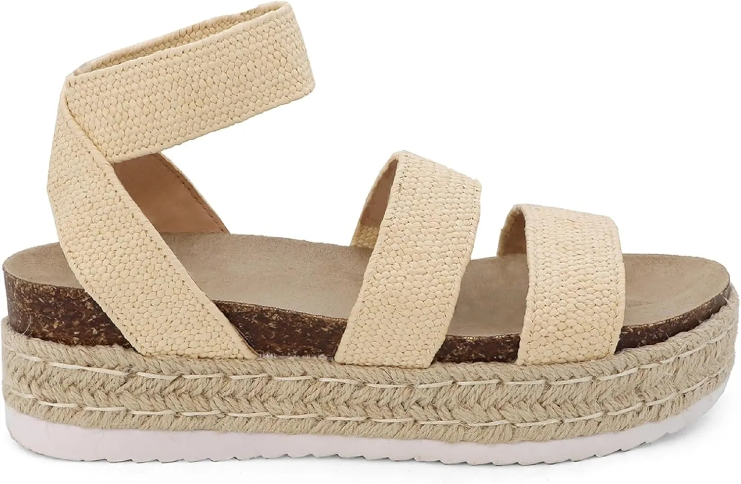 YOKI CHIARA-10 Womens Sandal Platform Espadrille Wedge, Strappy Sandals for Women, Platform Sandals Women, Summer Sandals